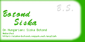 botond siska business card